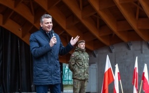 Narodowe Święto Niepodległości 2023 - Wspólne śpiewanie hymnu (5)