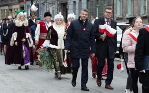 Narodowe Święto Niepodległości 2023 - Msza święta za Ojczyznę oraz przemarsz do pomnika Wolności (10)