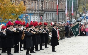 Narodowe Święto Niepodległości 2023 - Oficjalna część uroczystości pod pomnikiem Wolności (9)