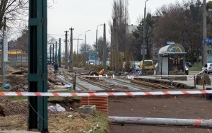 Przejazd przez ul. Drzewną w Stroszku zamknięty. Rusza przebudowa torowiska tramwajowego (1)