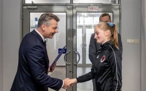 Prezydent złożył gratulacje bytomskim karatekom (1)