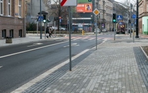 Ulica Piłsudskiego na odcinku od skrzyżowania z ul. Chrobrego do ul. Piekarskiej przebudowana