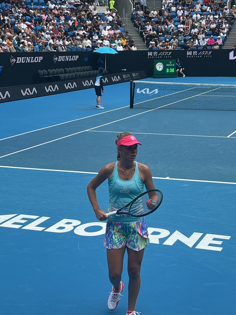 Rewelacyjna gra Magdaleny Fręch. Tenisistka Górnika w IV rundzie Australian Open, fot. Mateusz Witek
