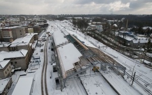 Postęp prac przy modernizacji hali peronowej dworca PKP w Bytomiu (2)