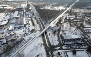 Trwa budowa peronu na stacji w Stroszku oraz przebudowa wiaduktu nad ul. Dojazd (4)