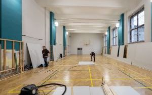 Sala gimnastyczna w Państwowych Szkołach Budownictwa  (1)