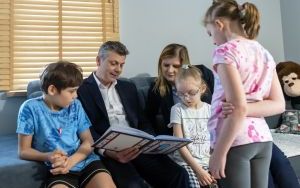 Prezydent z wizytą w Rodzinnym Domu Dziecka  (6)
