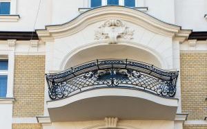 Elewacja frontowa eklektycznej kamienicy przy ul. Jagiellońskiej 3  (3)