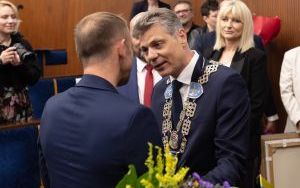 Ślubowanie i zaprzysiężenie prezydenta Bytomia i radnych Rady Miejskiej w Bytomiu   (4)
