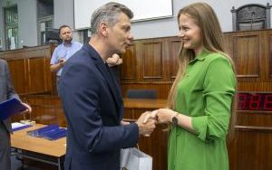 Prezydent pogratulował mażoretkom (14)