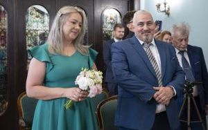 Wyjątkowy dzień Doroty i Michała. Ślubu udzielił im prezydent Bytomia (3)