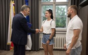 Prezydent Bytomia pogratulował Magdalenie Stefanowicz kwalifikacji olimpijskiej  (1)