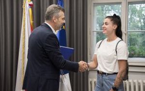 Prezydent Bytomia pogratulował Magdalenie Stefanowicz kwalifikacji olimpijskiej  (2)