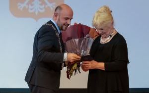 Podczas uroczystej sesji Rady Miejskiej w Operze Śląskiej, Danuta Skalska otrzymała tytuł Honorowej Obywatelki Miasta Bytomia (11)