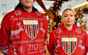 Bluzy meczowe jakich jeszcze nie było! Hokejowa Polonia, w świątecznym klimacie, uczciła jubileusz miasta (2)