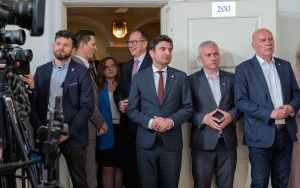 Spotkanie prezydenta Bytomia Mariusza Wołosza z premierem Donaldem Tuskiem (7)