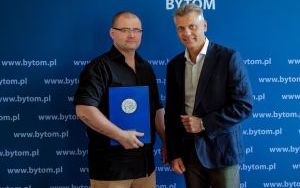 Prezydent pogratulował sukcesów zawodnikom Bytomskiego Sportowego Klubu Taekwon-do (2)