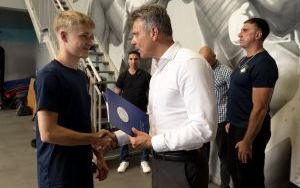 Prezydent Mariusz Wołosz pogratulował bytomskim pięściarzom sukcesów (3)