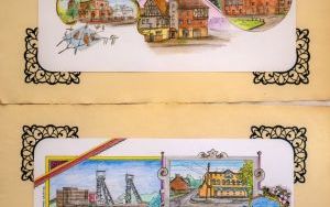 Stare pocztówki, nowe pejzaże. Wystawa Szymona Grzesiaka w Miejskiej Bibliotece Publicznej (8)