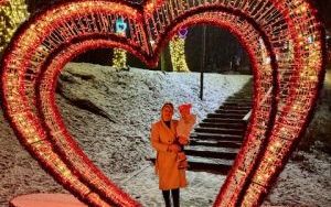 Walentynkowe iluminacje na Górze Miłości (1)