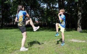 Michał Gunder z trenerką Kingą Lipińską  (2)