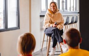 Mistrzyni olimpijska Aleksandra Mirosław odwiedziła Skarpę Bytom (9)