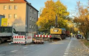 Zamknięta ulica Pułaskiego na odcinku od Wallisa do Chopina (2)