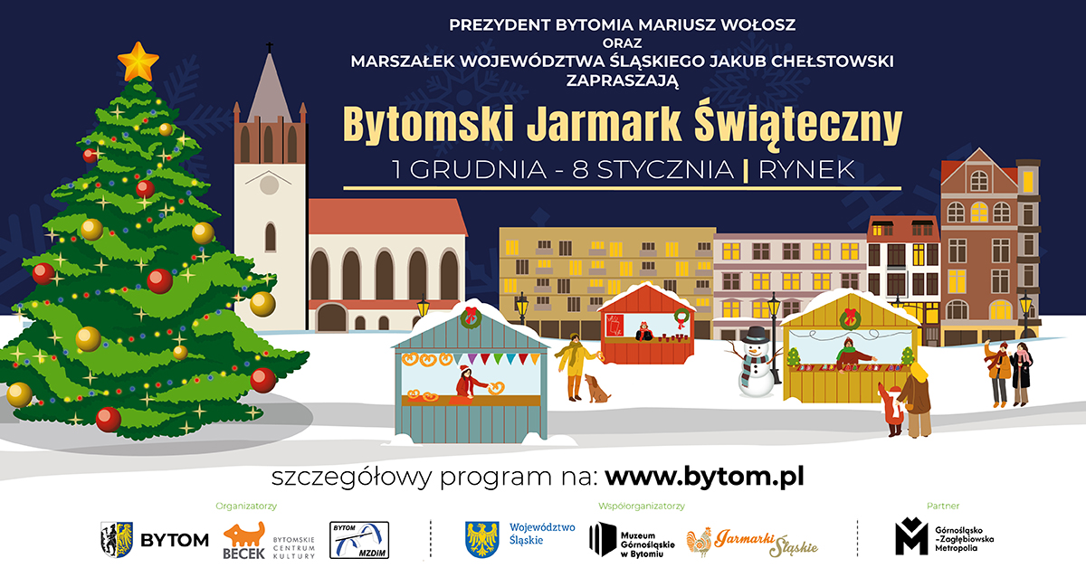 Plakat Bytomskiego Jarmarku Świątecznego