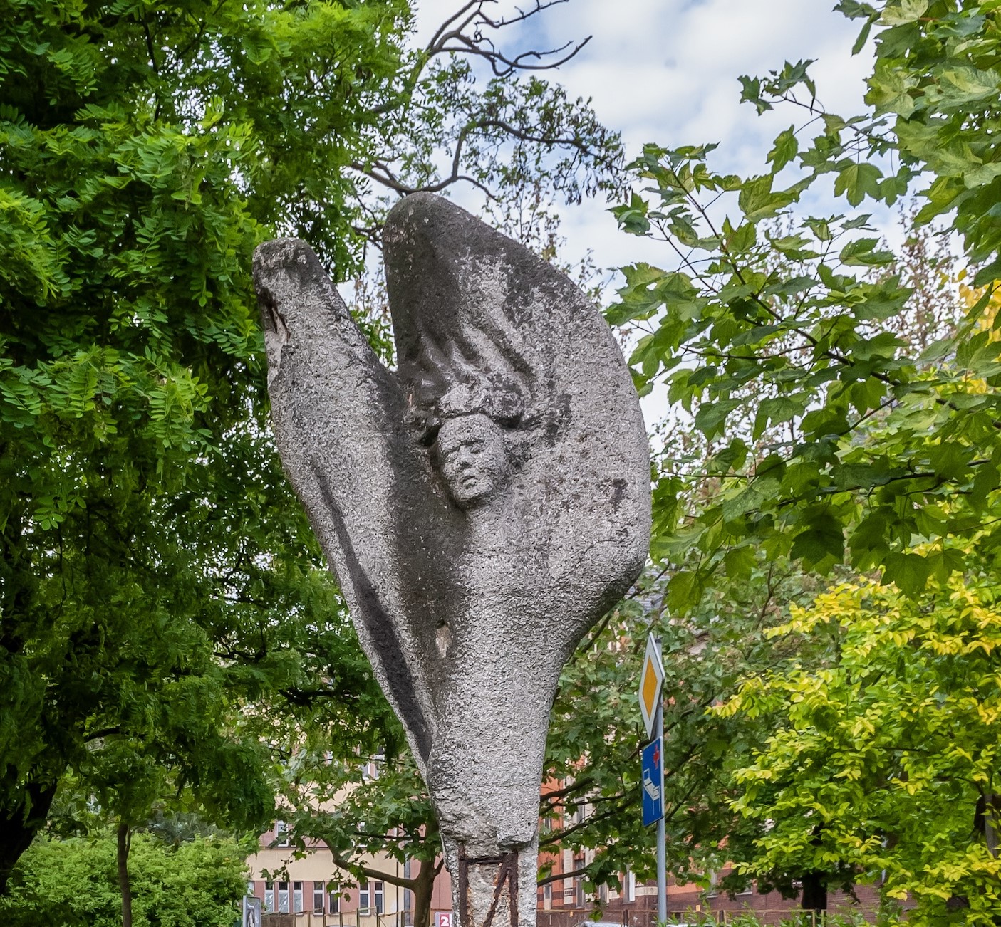 Rzeźba plenerowa Nike 