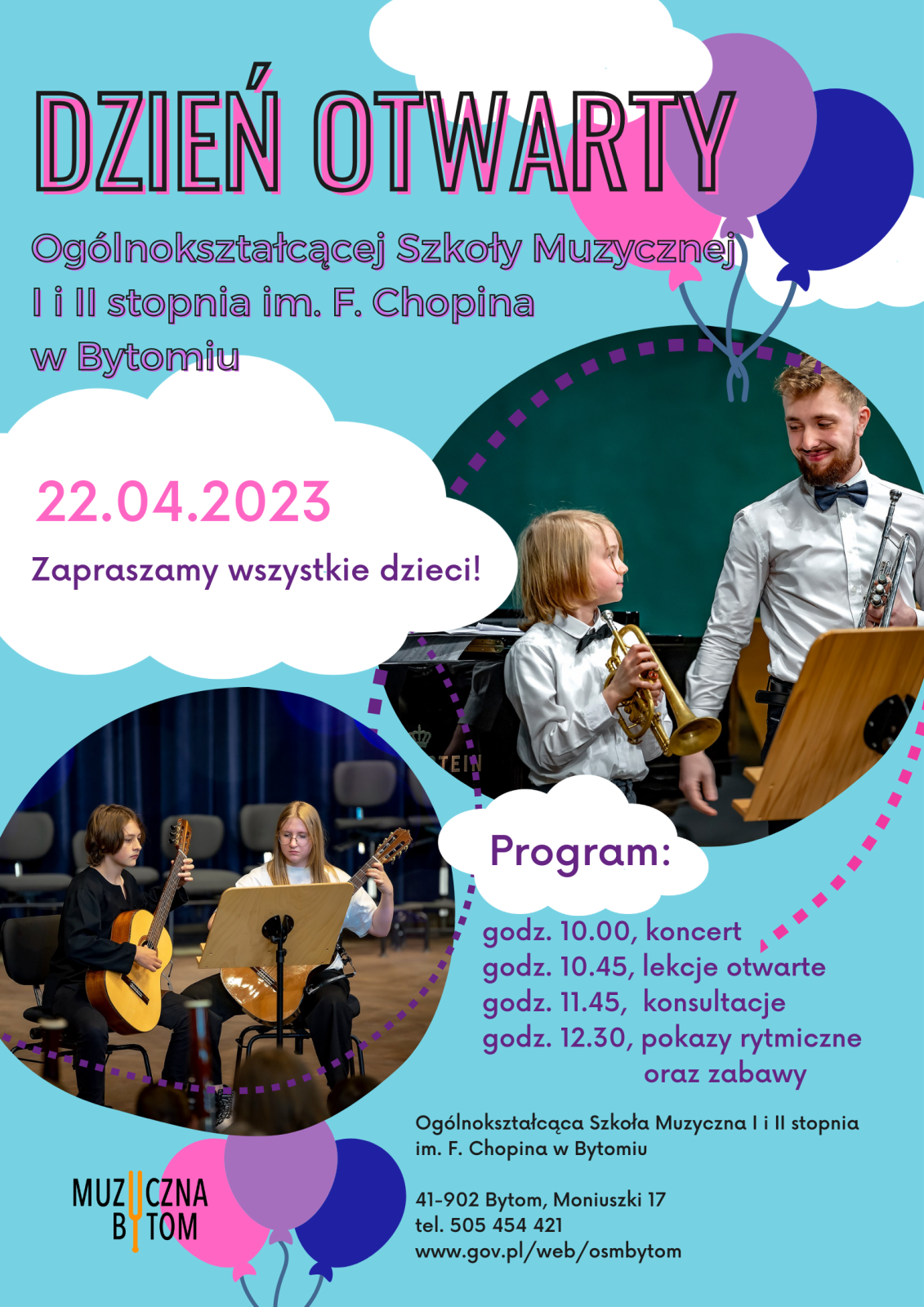 Plakt informacyjny dotyczący Dnia Otwartego